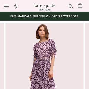 Kate Spade maxi dress in Purple Sunny Bloom